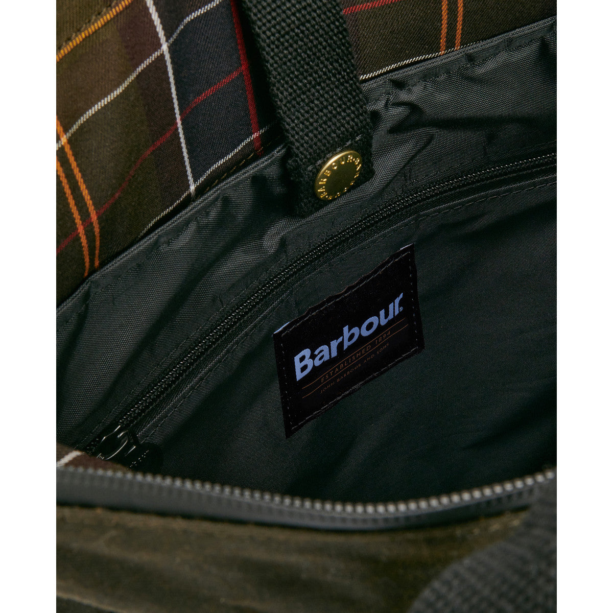 Barbour Field Wax Backpack OL71 Olive