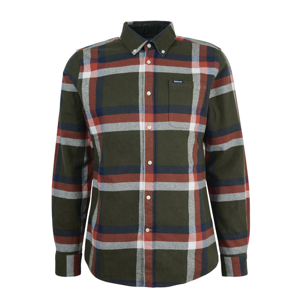 Barbour Folley Tailored Fit Shirt OL51 Olive