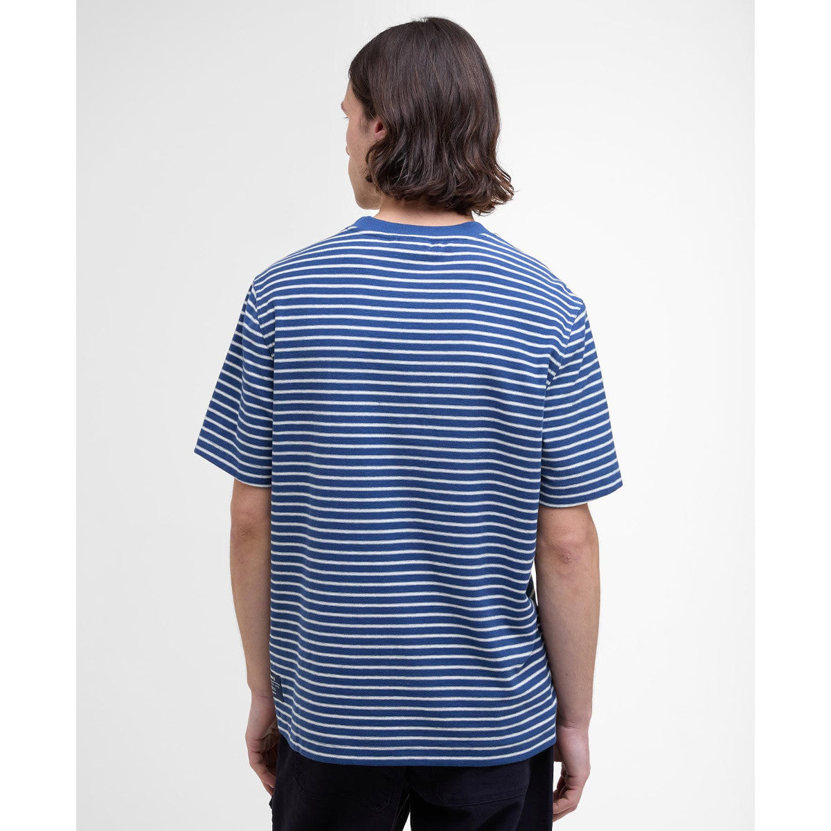 Barbour Frensham Stripe T-Shirt NY38  Dark Denim