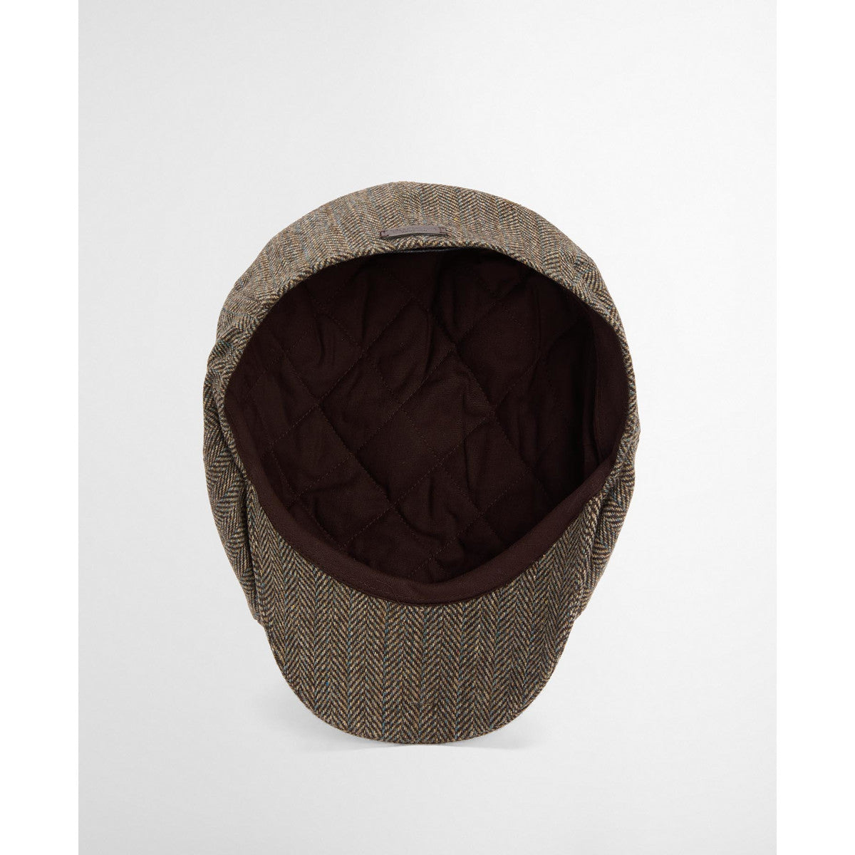 Barbour Fyne Tweed Baker Boy Cap BR71  Brown