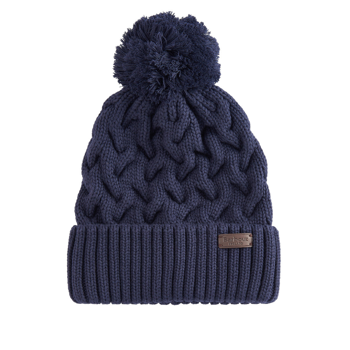 Barbour Gainford Cable Beanie NY71 Navy