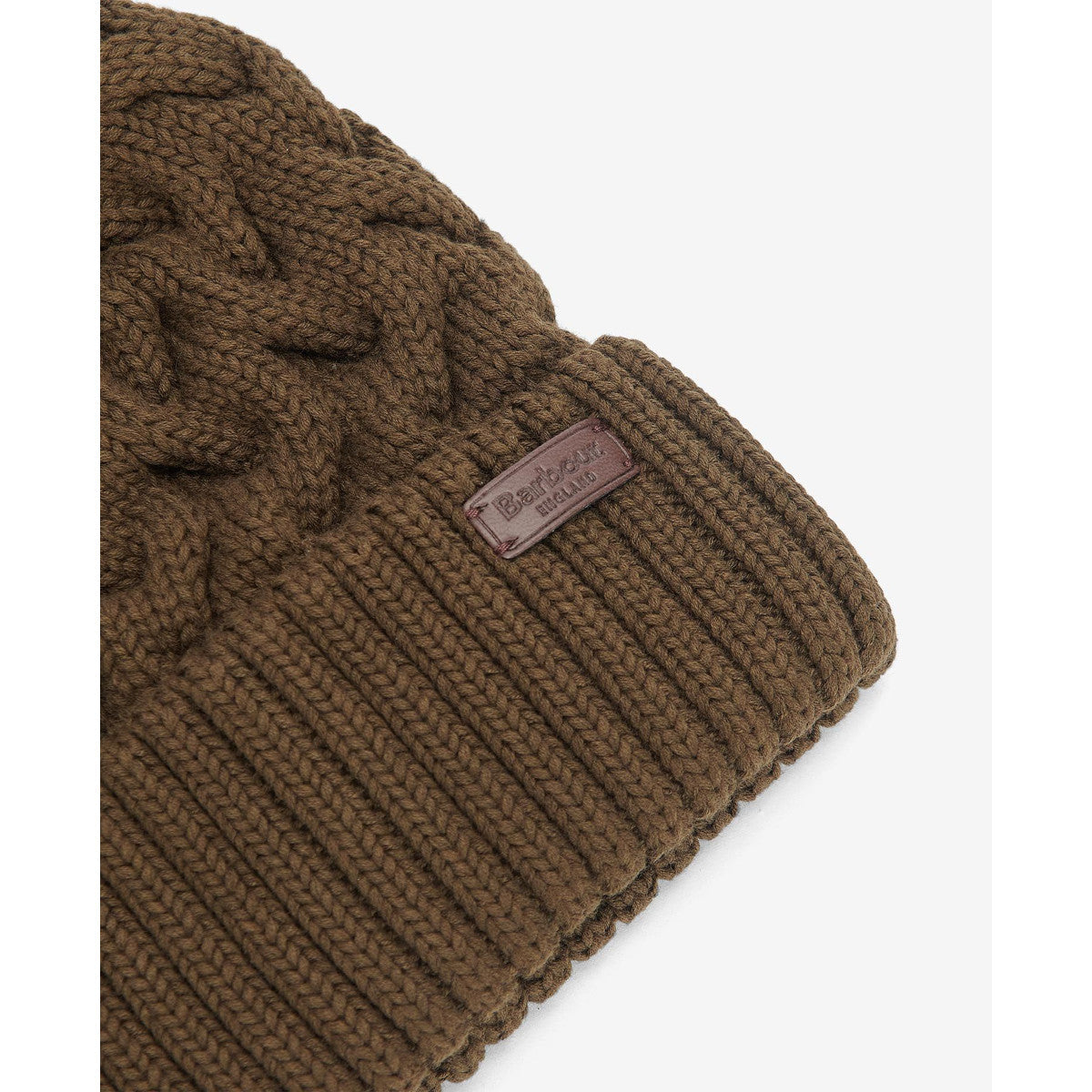 Barbour Gainford Cable Beanie OL71 Olive