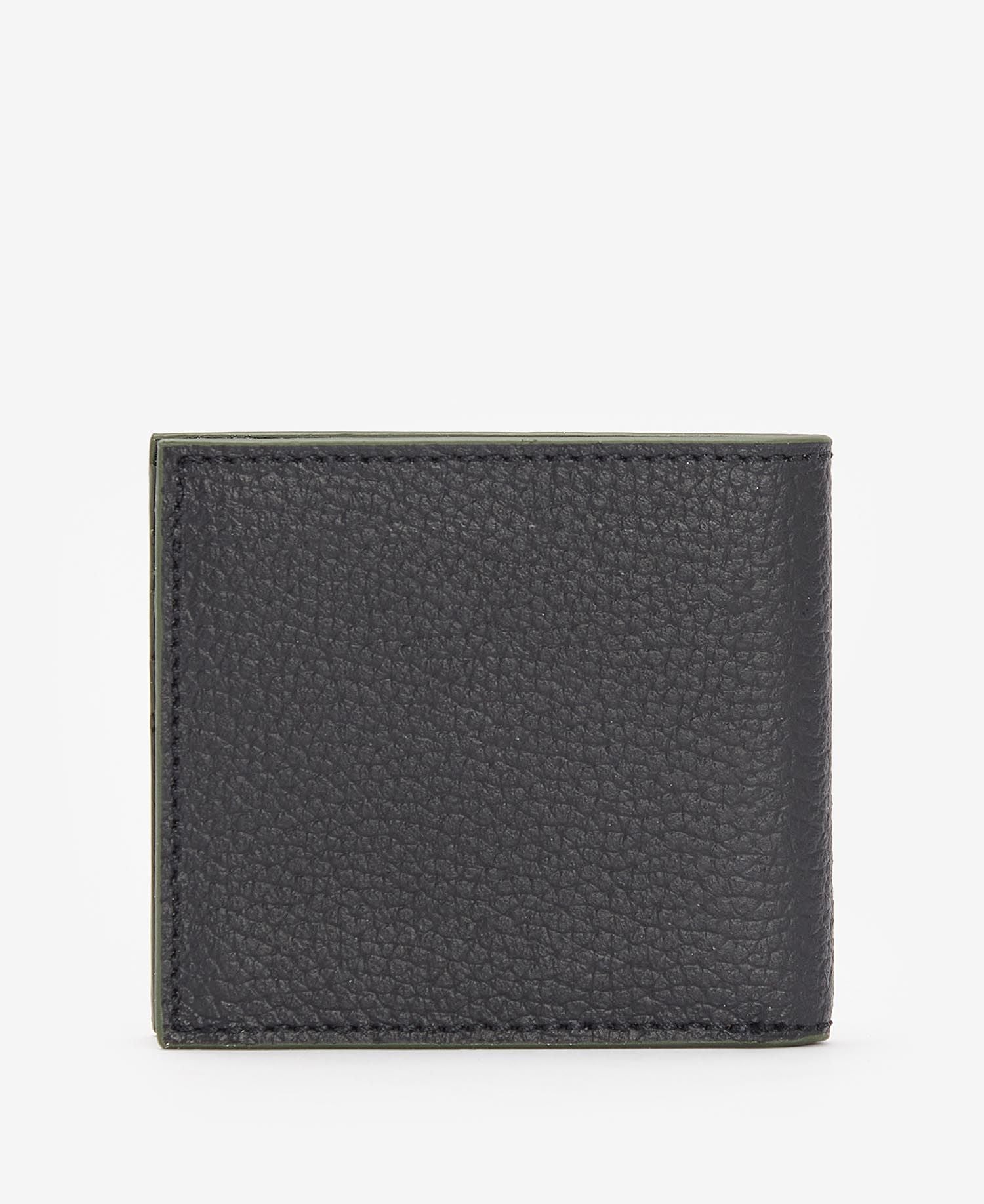 Barbour Grain Leather Wallet BK11 Black