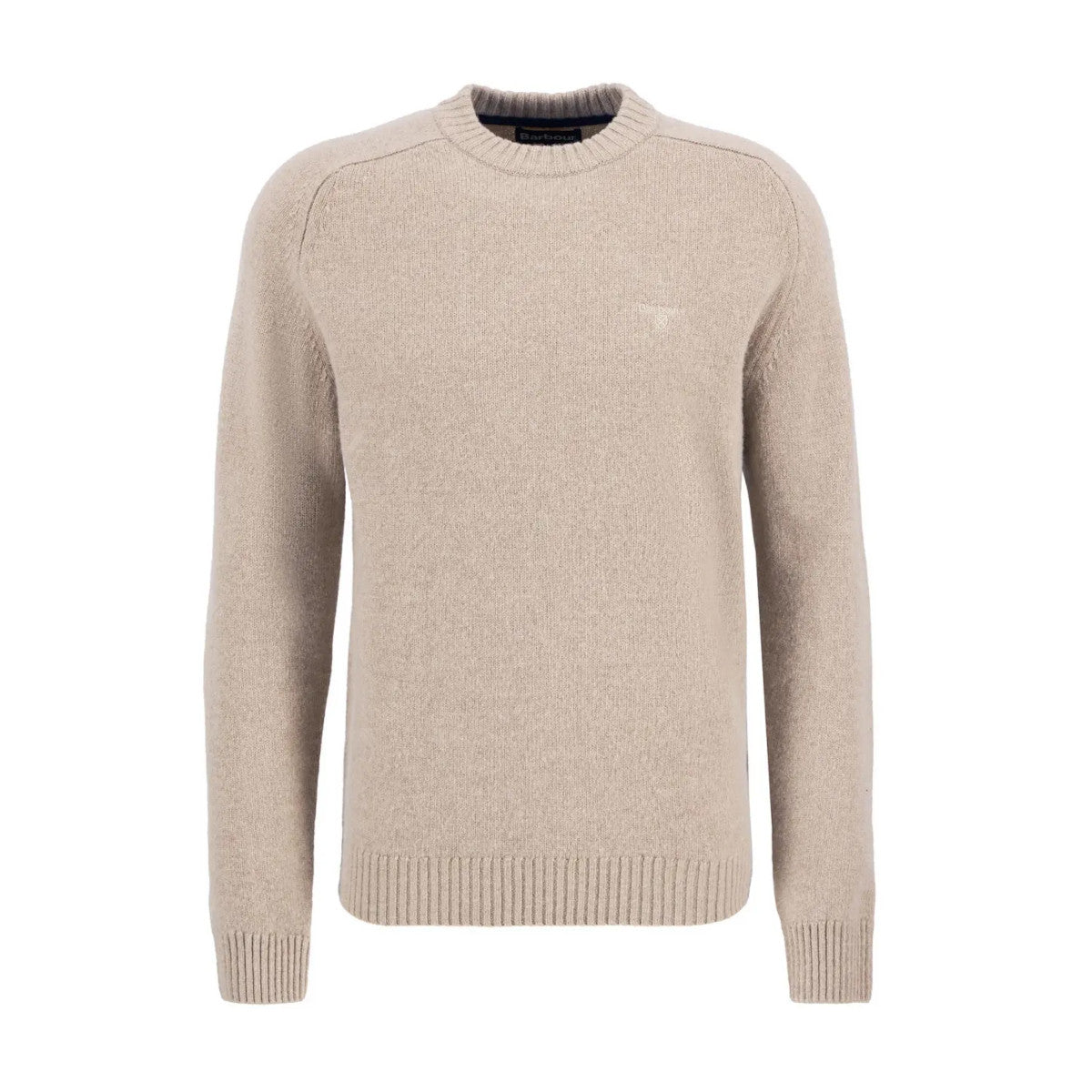 Barbour Grangetown Crew Neck Sweater ST17  Washed Stone