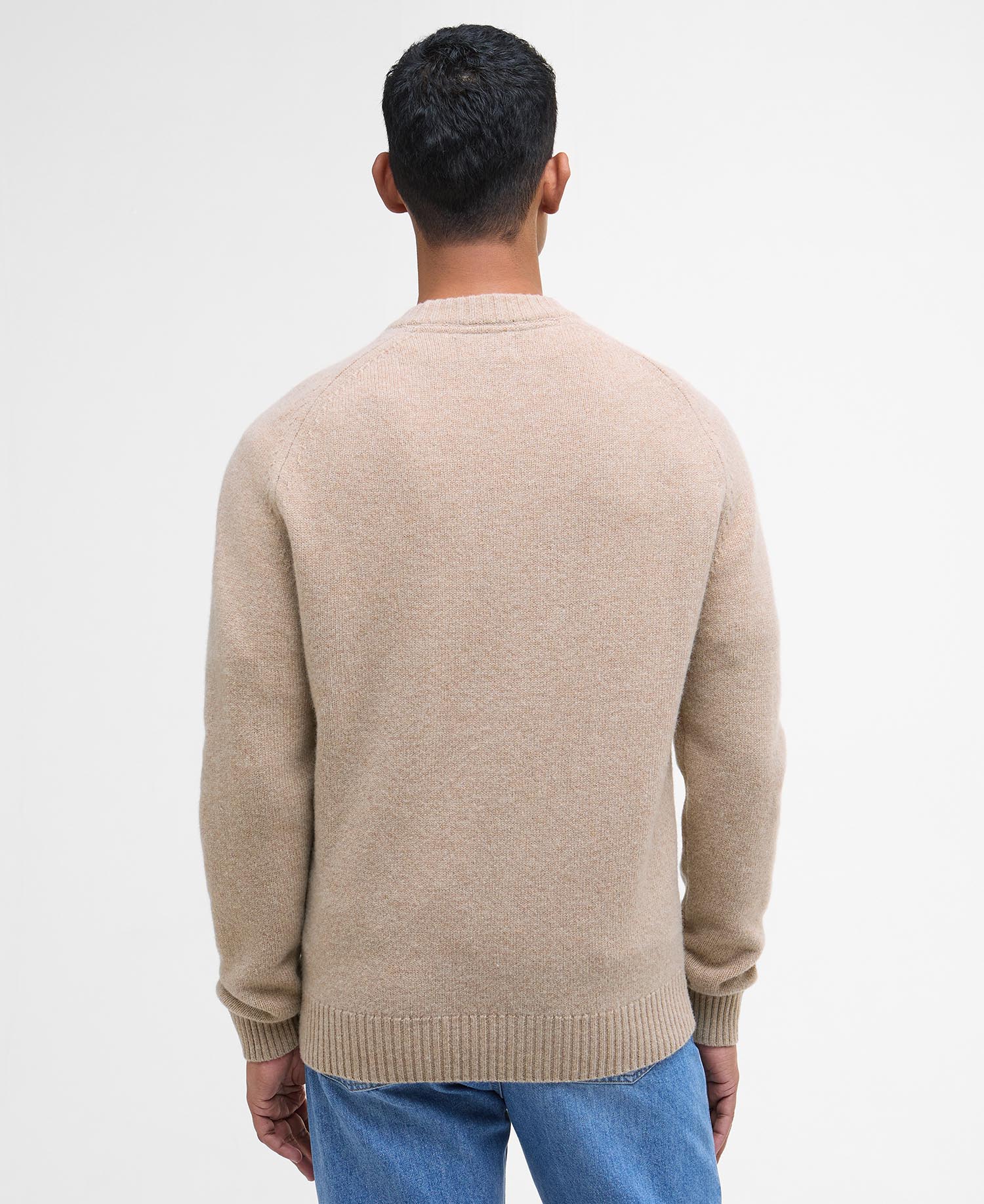 Barbour Grangetown Crew Neck Sweater ST17  Washed Stone