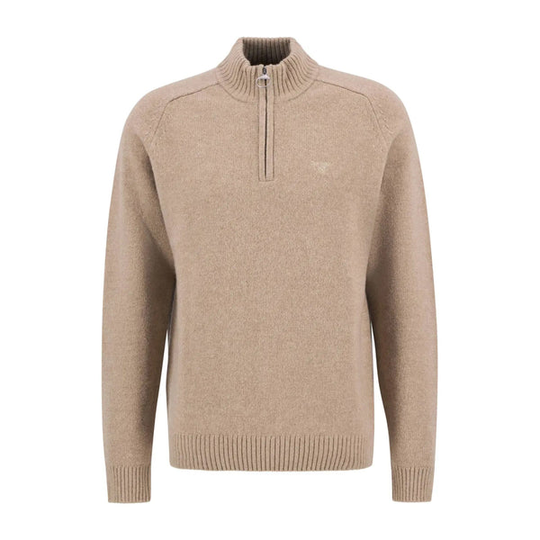 Barbour Grangetown Halfzip Sweater ST17  Washed Stone