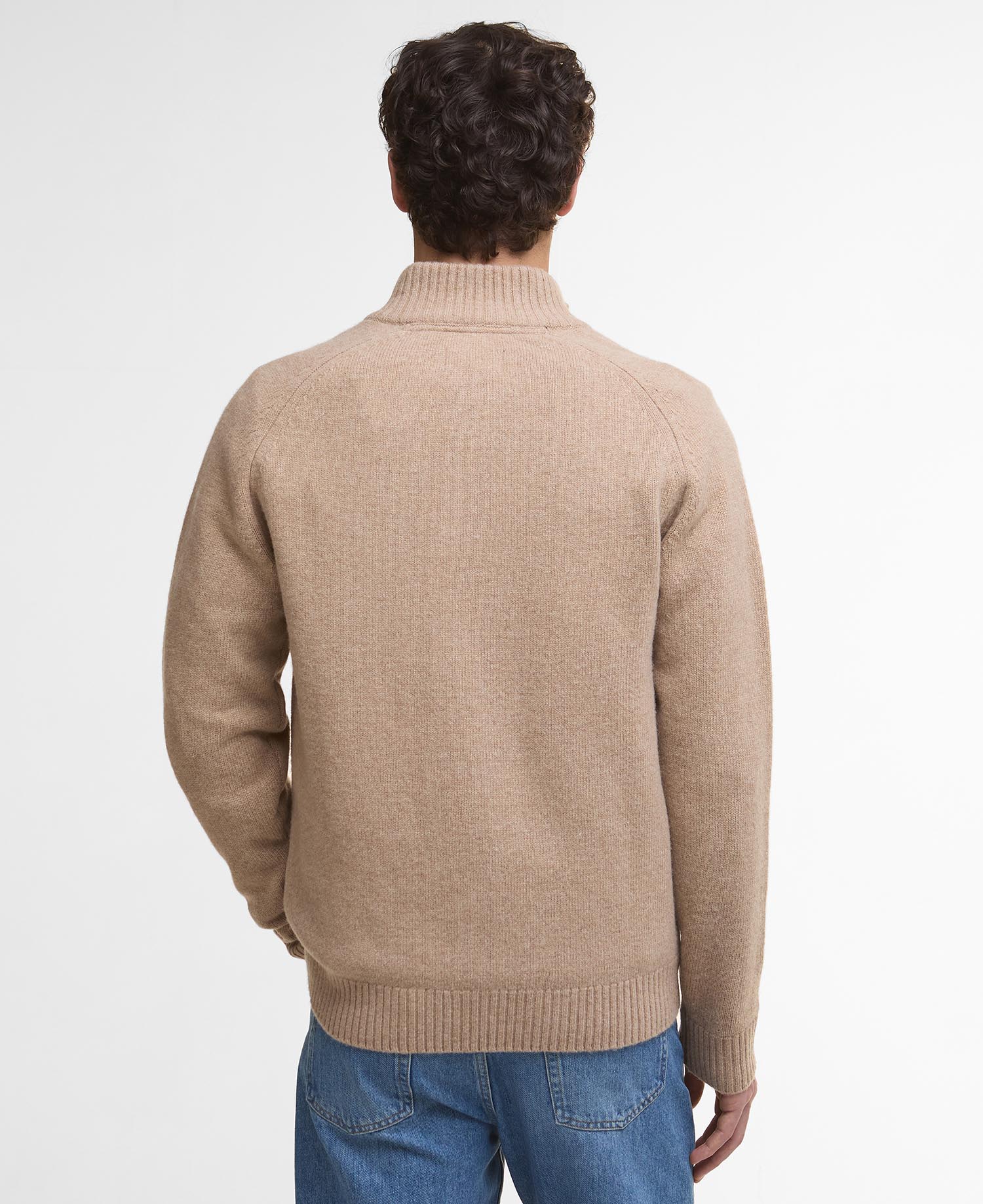 Barbour Grangetown Halfzip Sweater ST17  Washed Stone