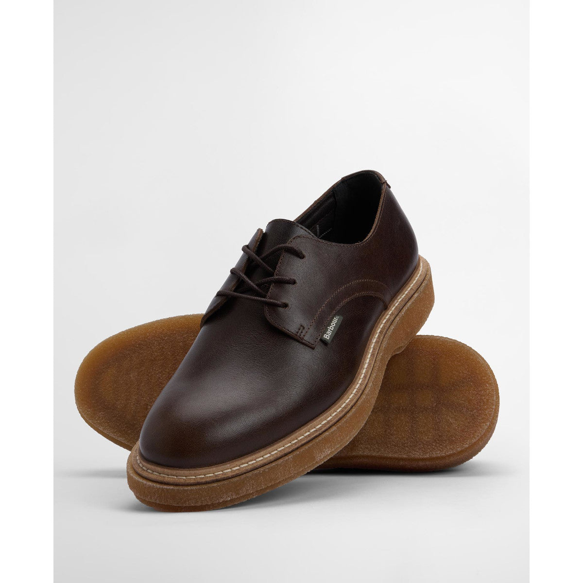 Barbour Harefield Derby Shoes BR98 Chocolate