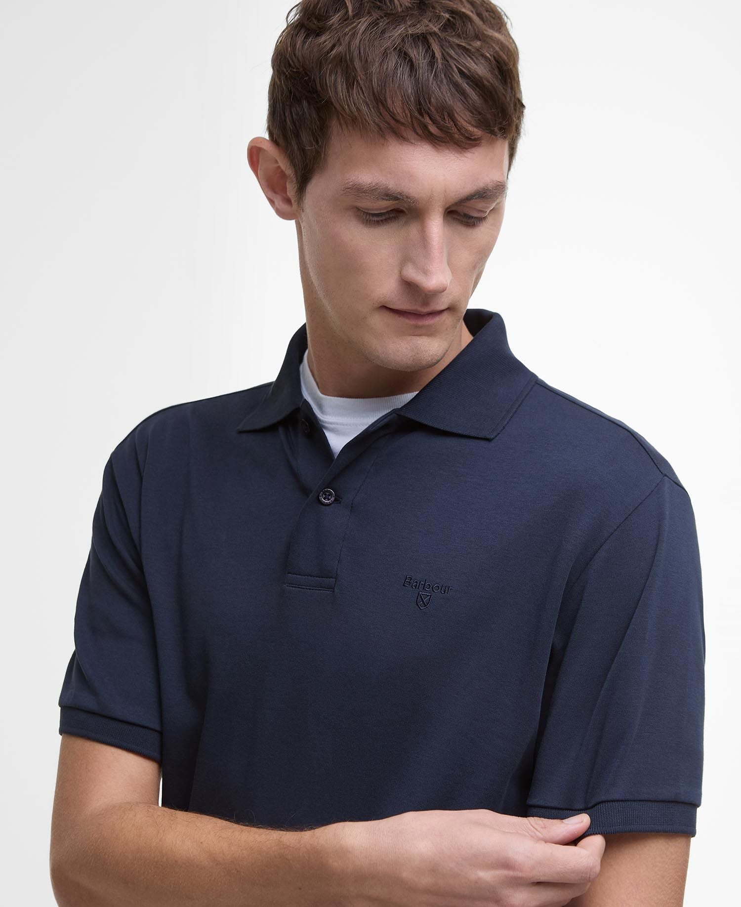 Barbour Hylton Interlock Polo NY91 Navy