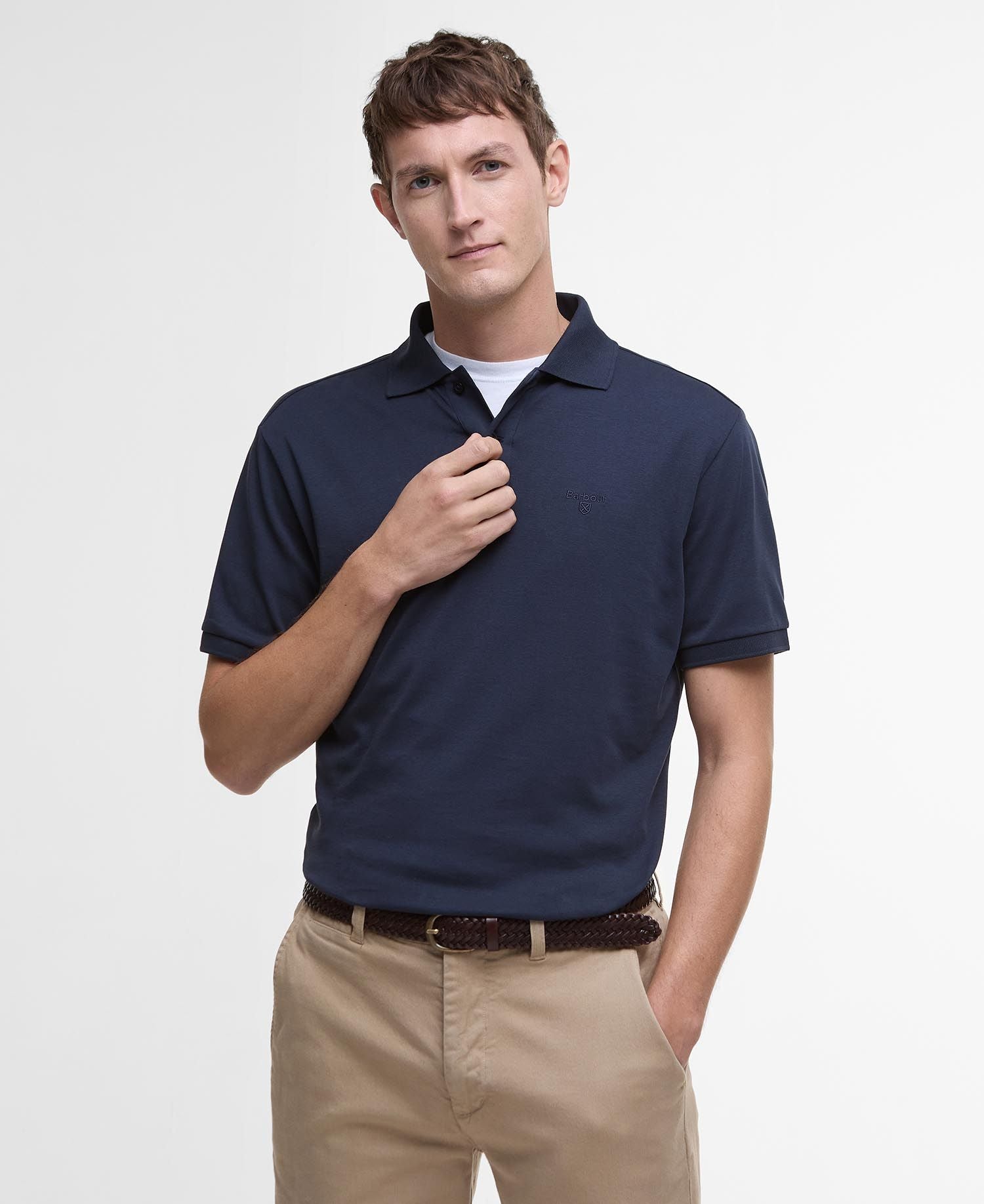 Barbour Hylton Interlock Polo NY91 Navy