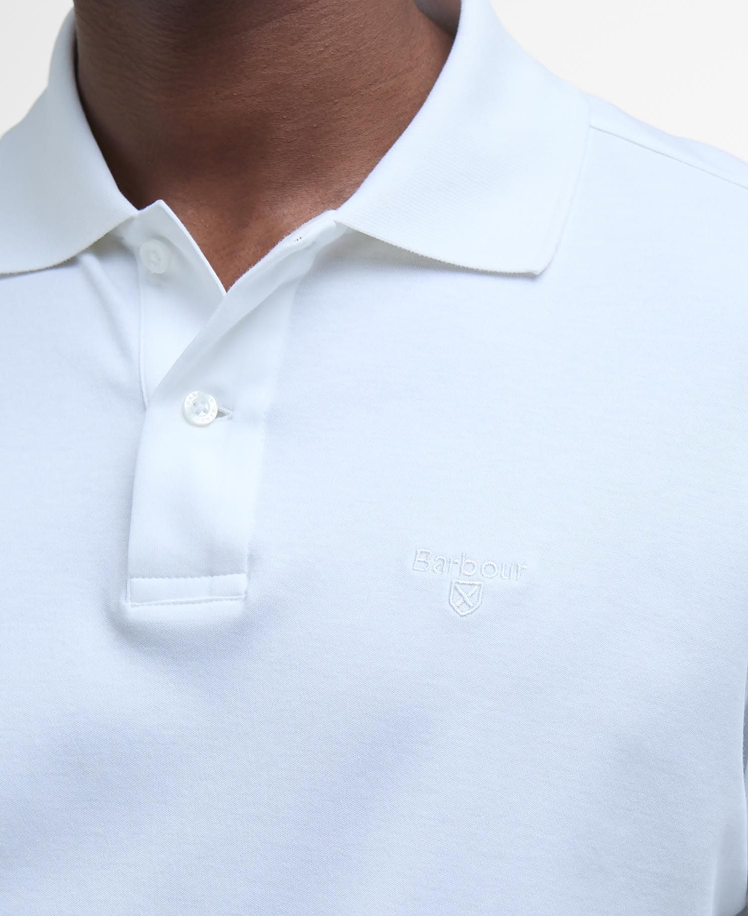 Barbour Hylton Interlock Polo WH11 White