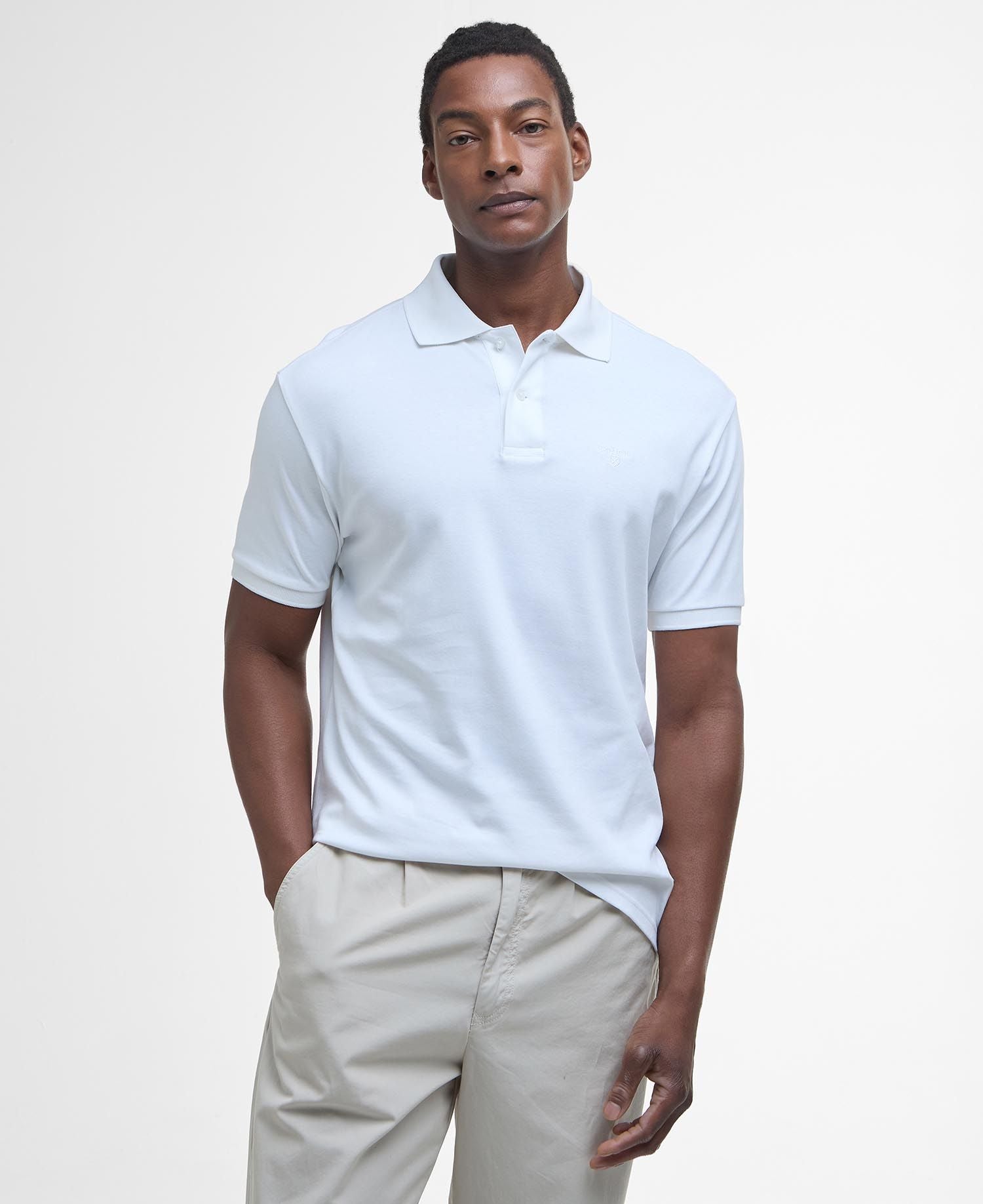 Barbour Hylton Interlock Polo WH11 White