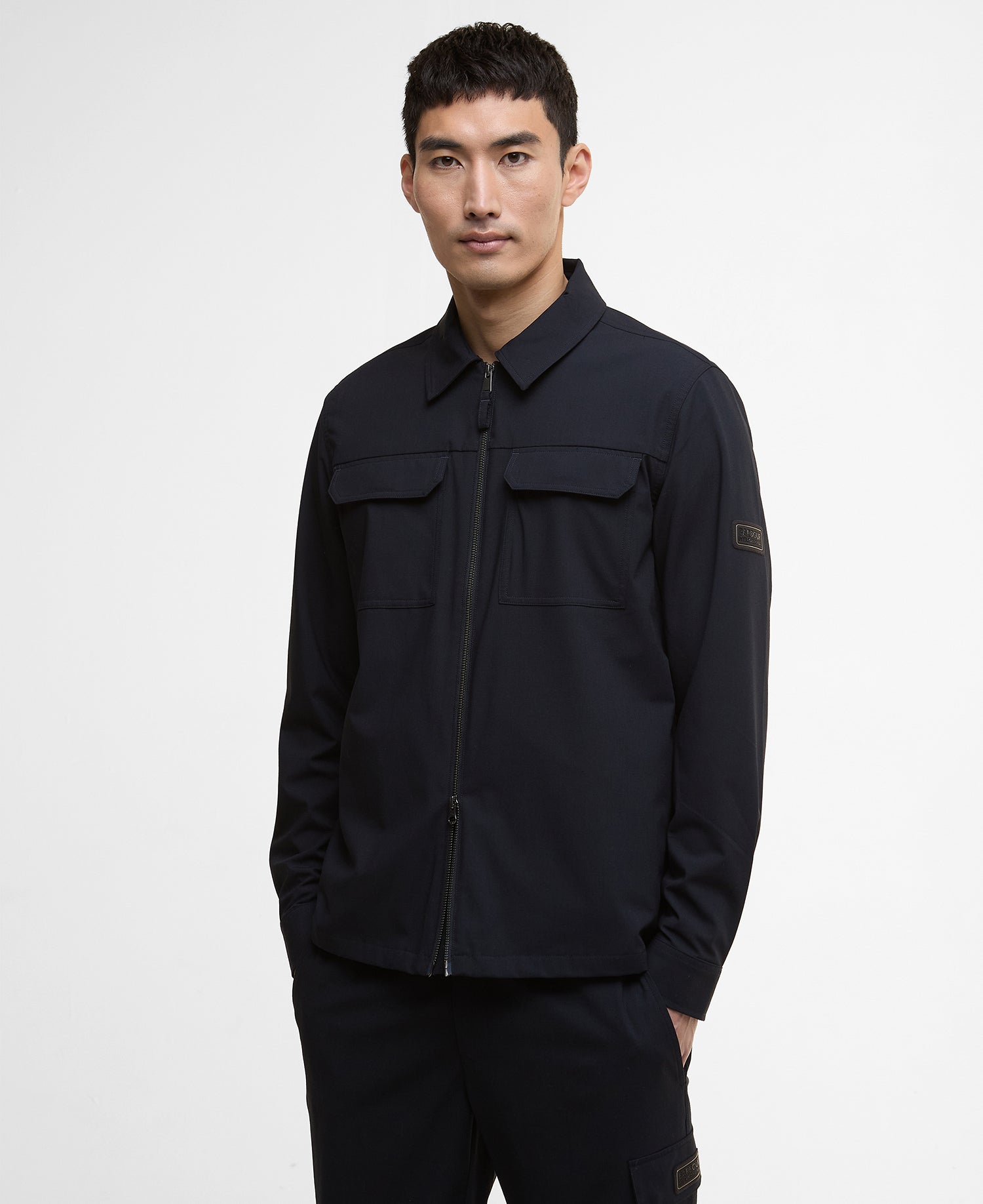 Barbour International Ash Overshirt NY91 Navy