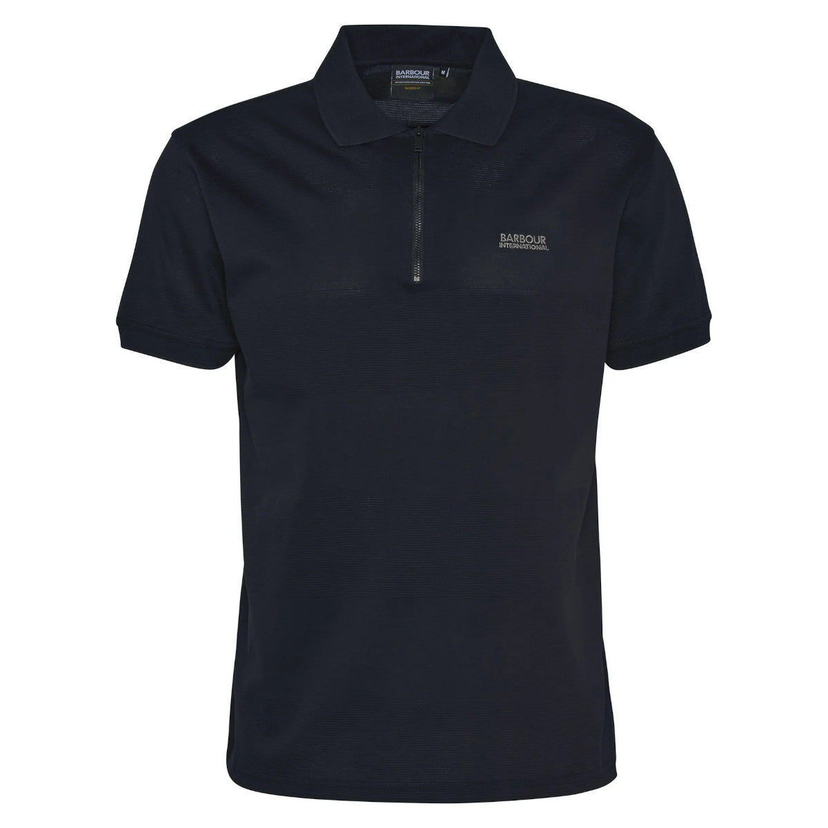 Barbour International Chapter Jacquard Polo BK11 Black