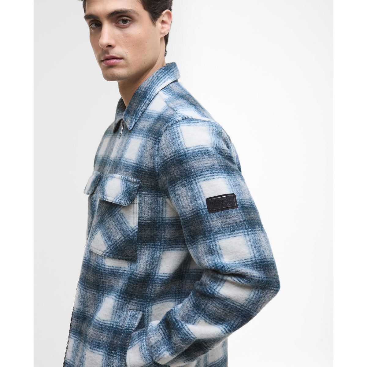 Barbour International Clayton Overshirt GN87 Shaded Emerald