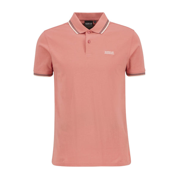 Barbour International Ethan Polo Shirt CO52 Coral