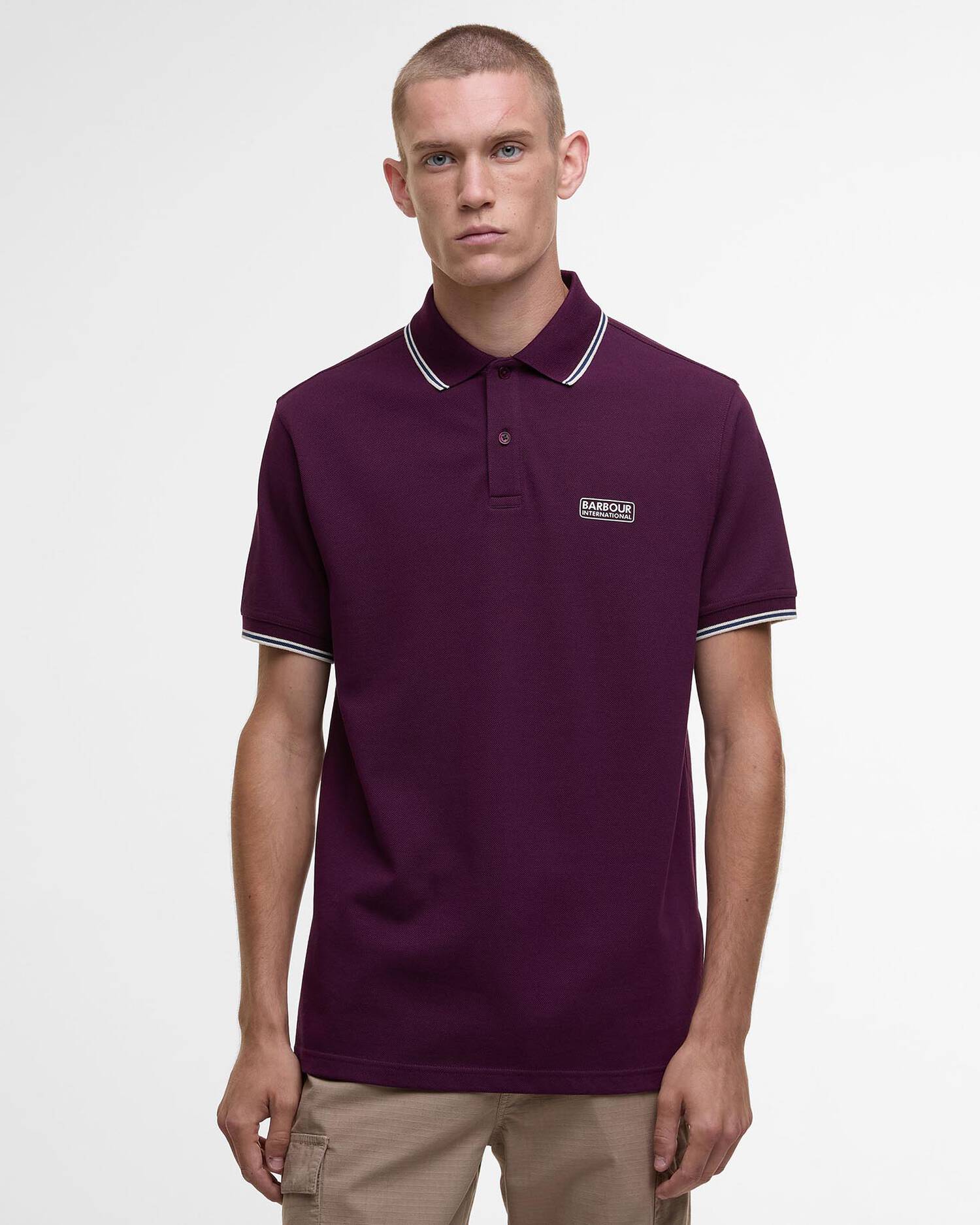 BarbourInternationalEvanTipPoloShirtPU99PotentMerlot__3