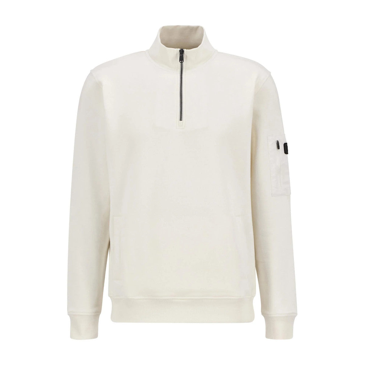 Barbour International Ewan Funnel Neck Sweatshirt WH32  Whisper White
