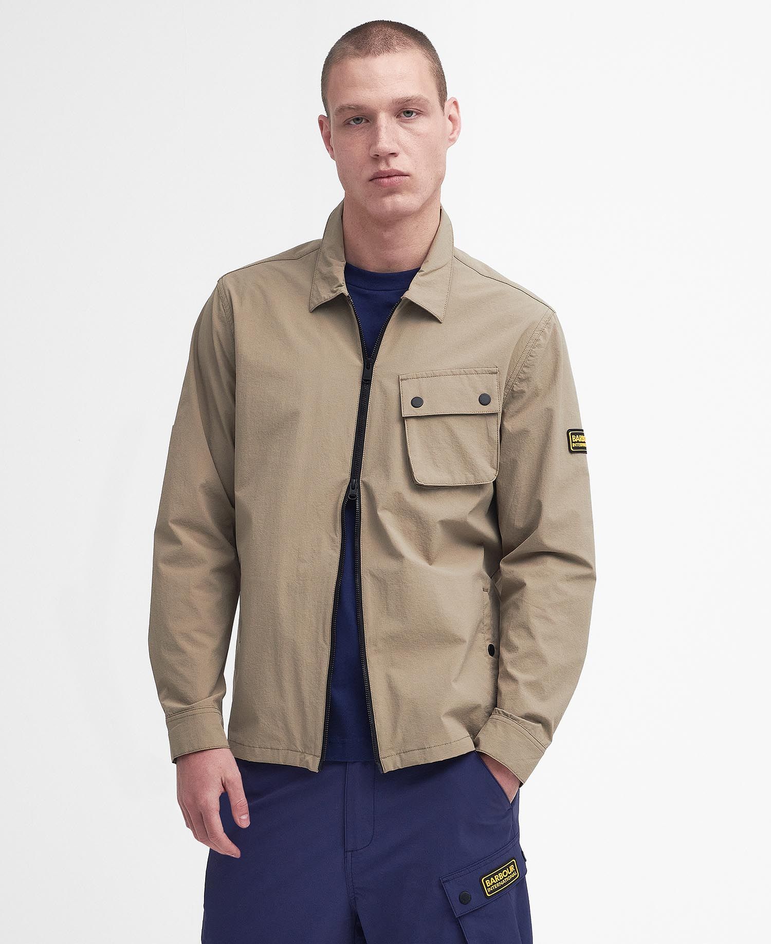 Barbour International Gate Overshirt BE74 Coriander