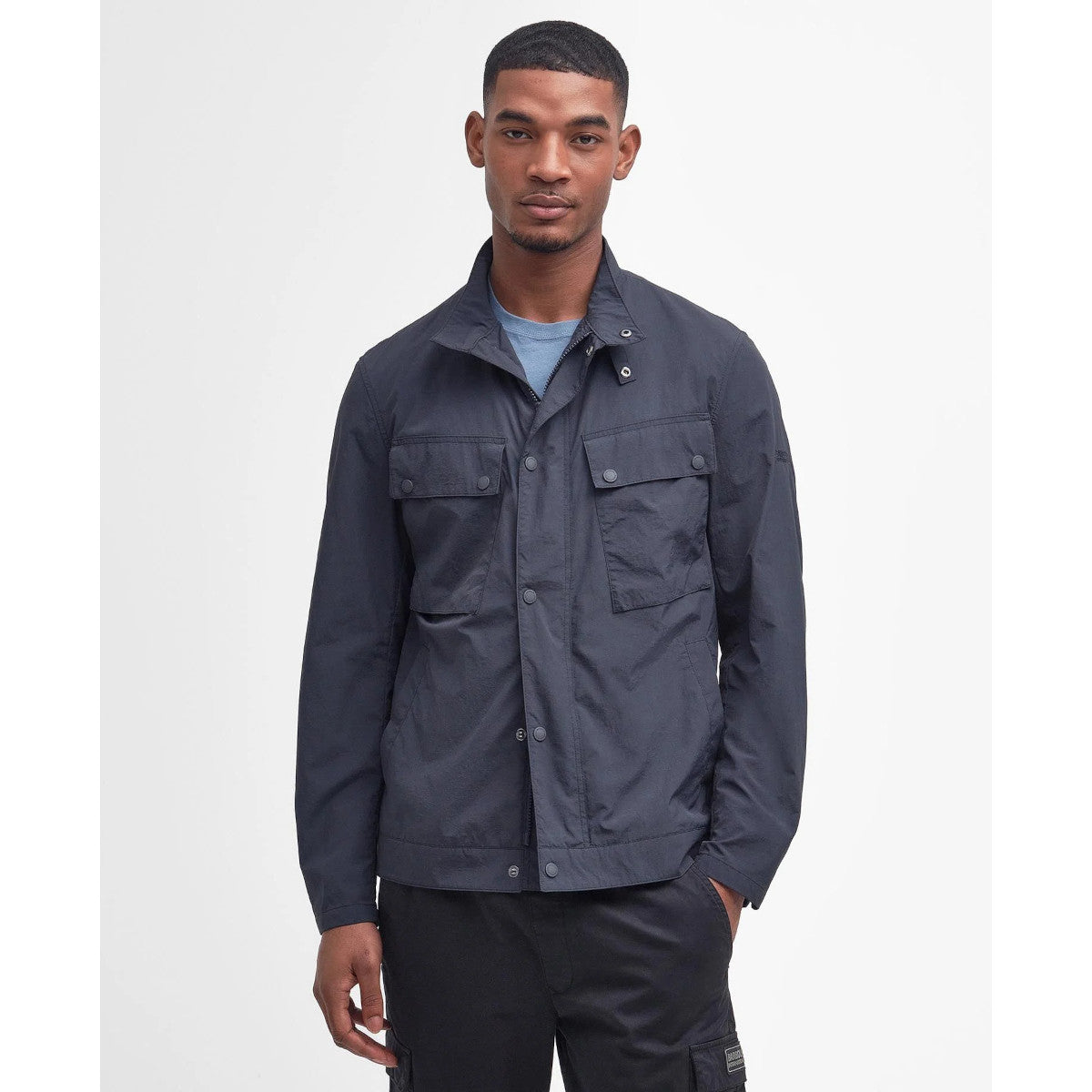 Barbour International Hayledon Biker Jacket NY91 Navy