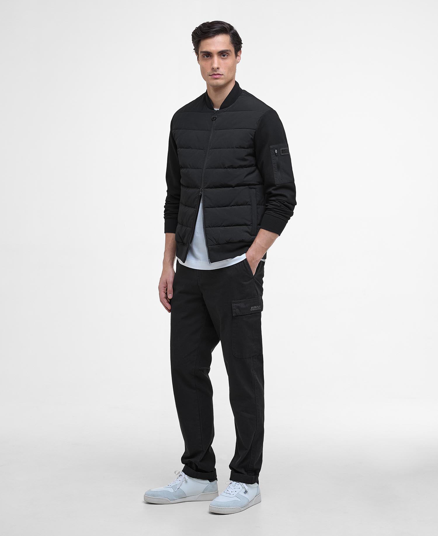 Barbour International Holmes Bomber Jacket BK11 Black