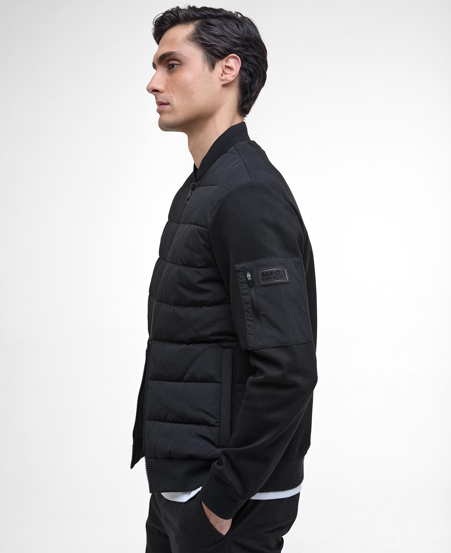Barbour International Holmes Bomber Jacket BK11 Black