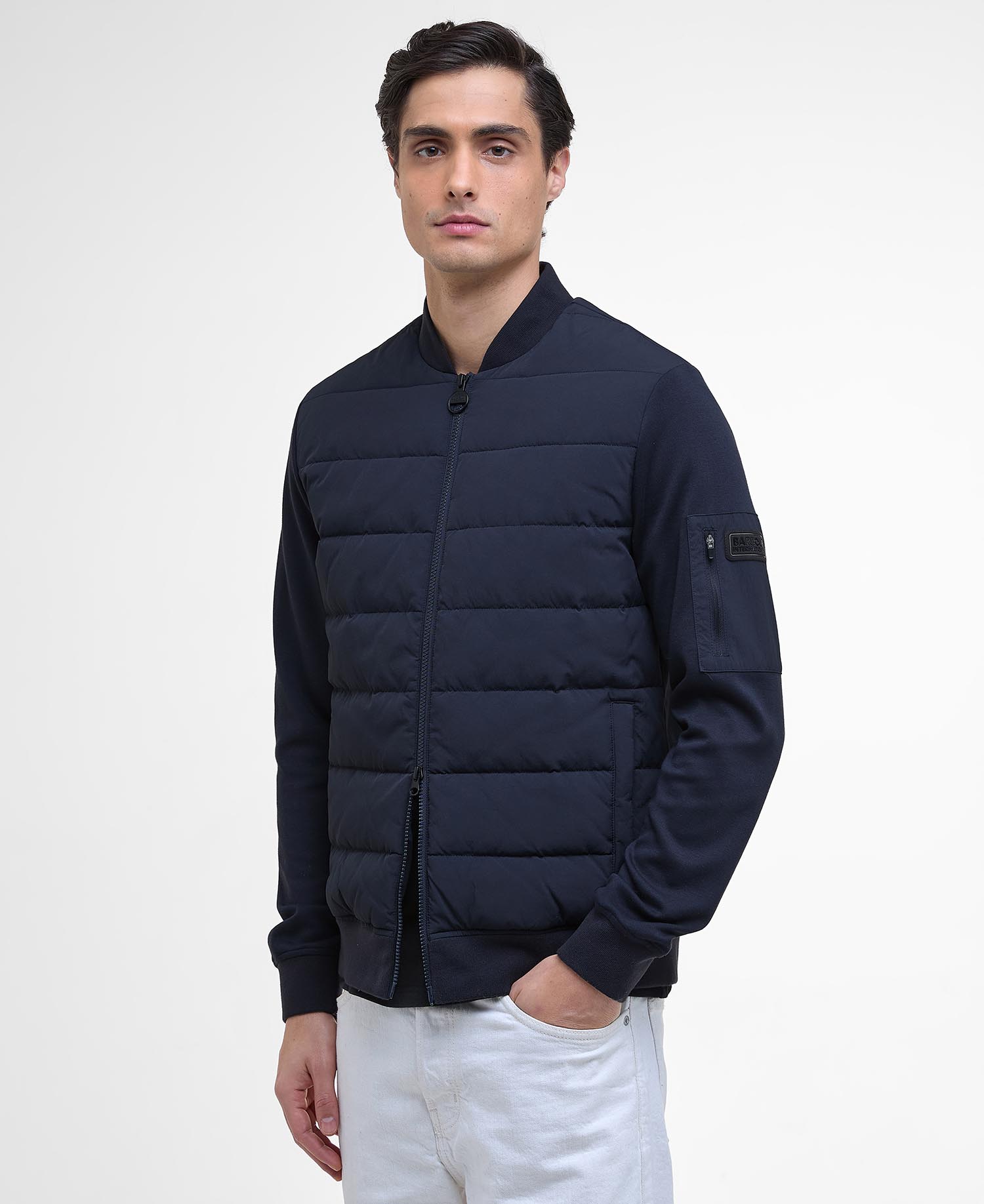 Barbour International Holmes Bomber Jacket NY91 Navy