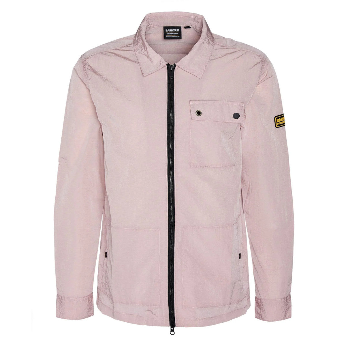 Barbour pink denim jacket shop