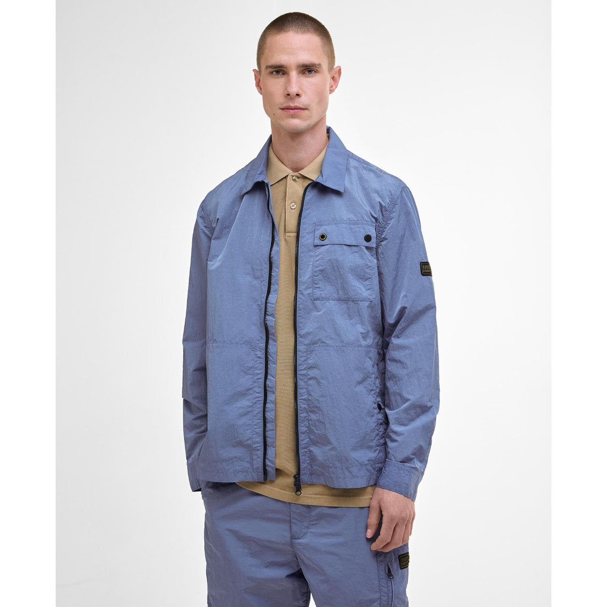 Barbour International Inline Overshirt BU58 Manor Blue