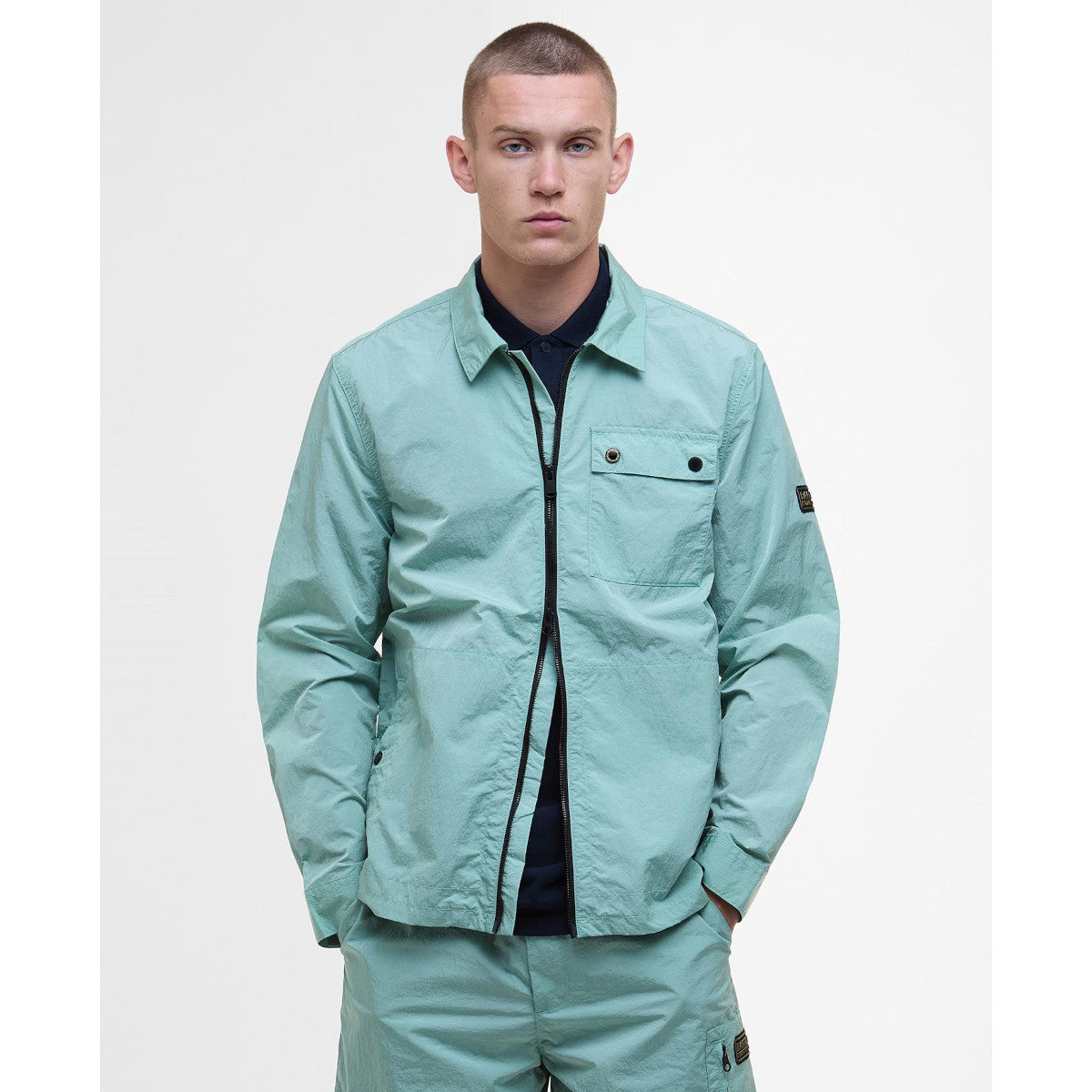 Barbour International Inline Overshirt GN11  Granite Green