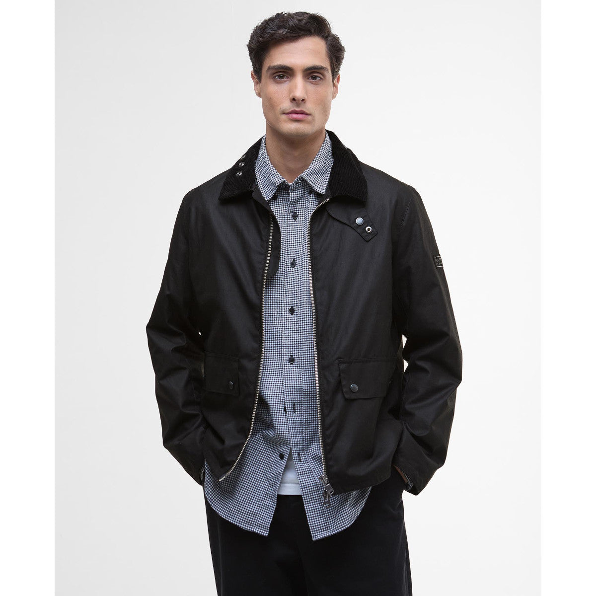 Barbour International Marker Wax Jacket BK71 Black