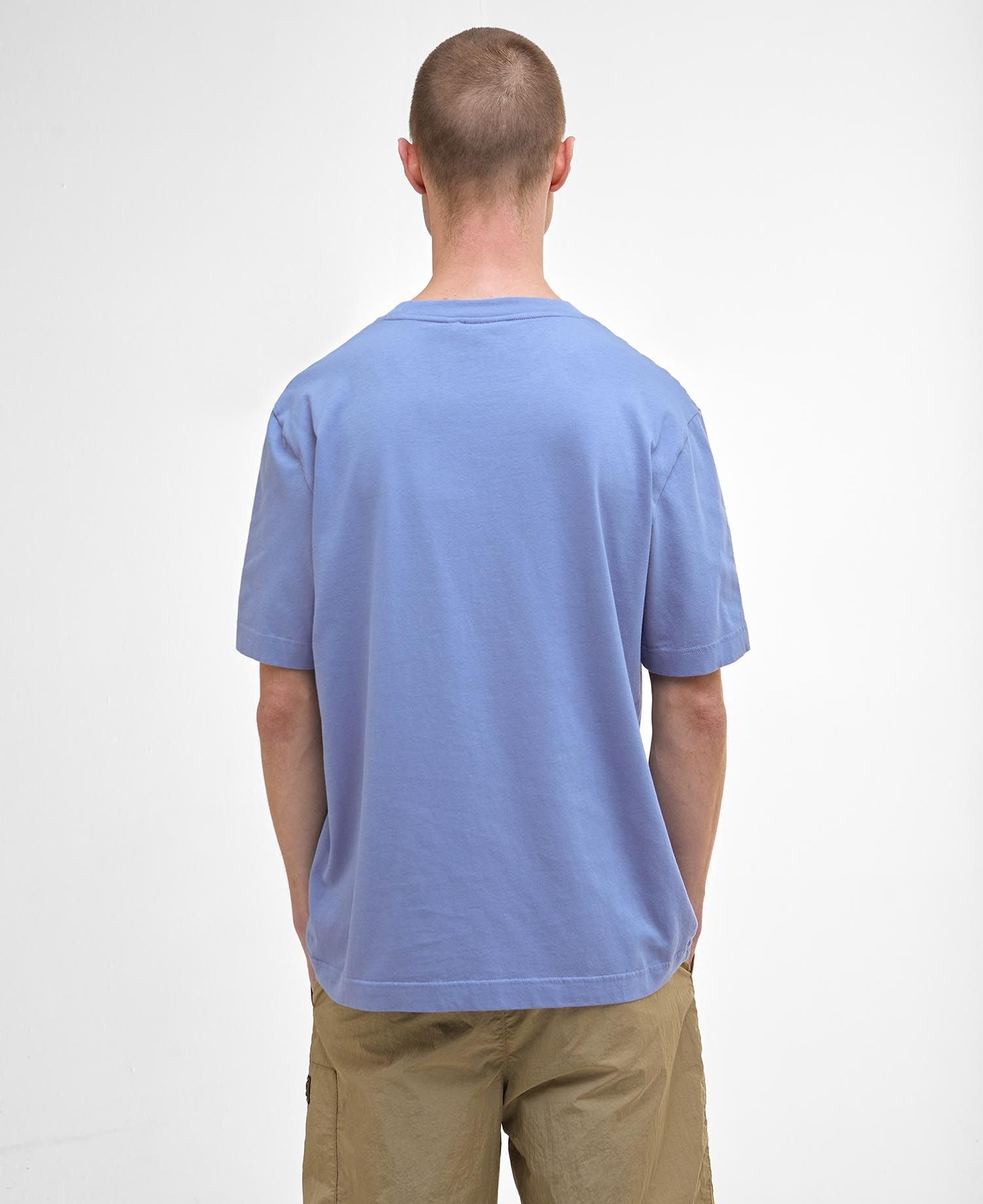 Barbour International Mass Graphic T-Shirt BU58 Manor Blue