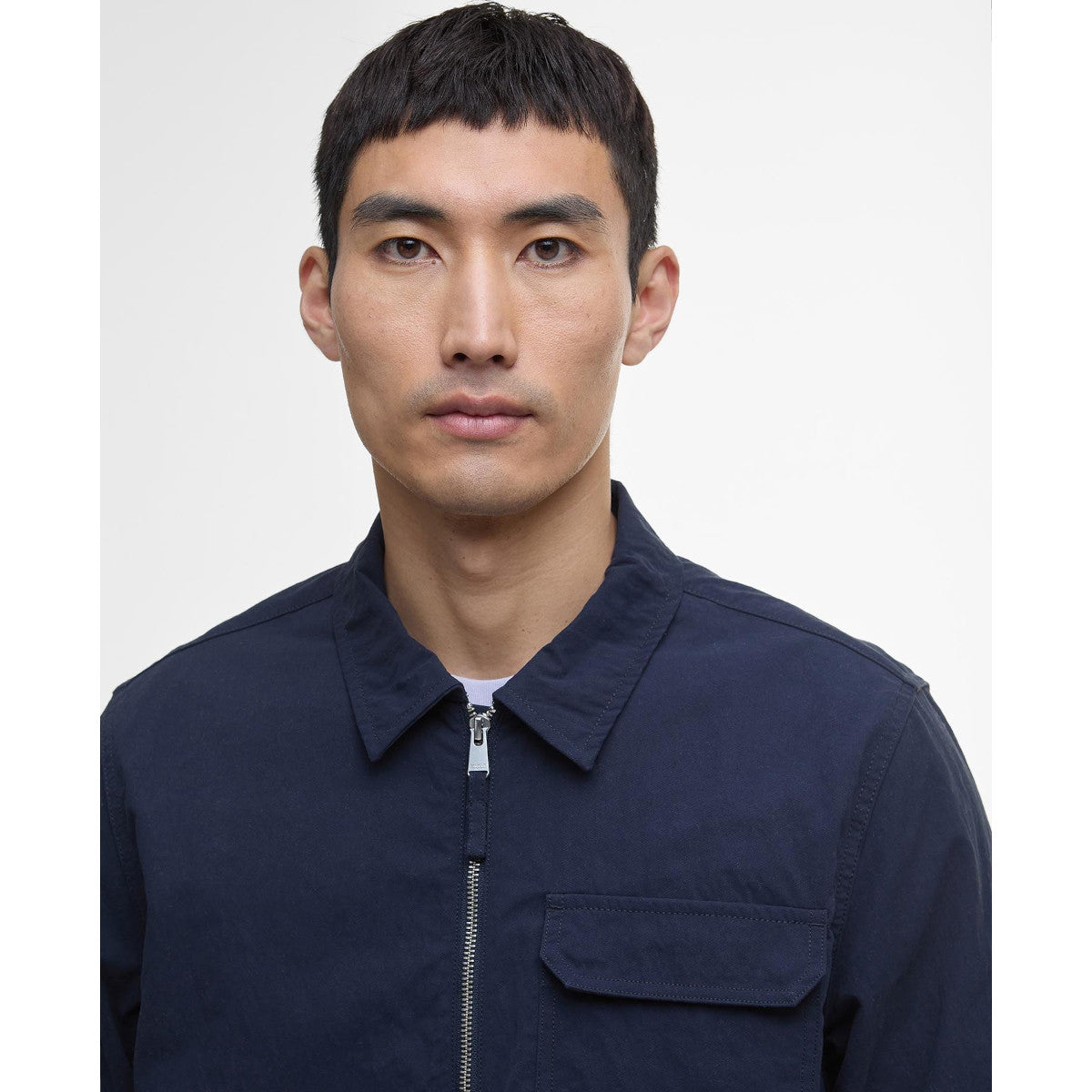 Barbour International Maze Peached Overshirt NY91 Navy