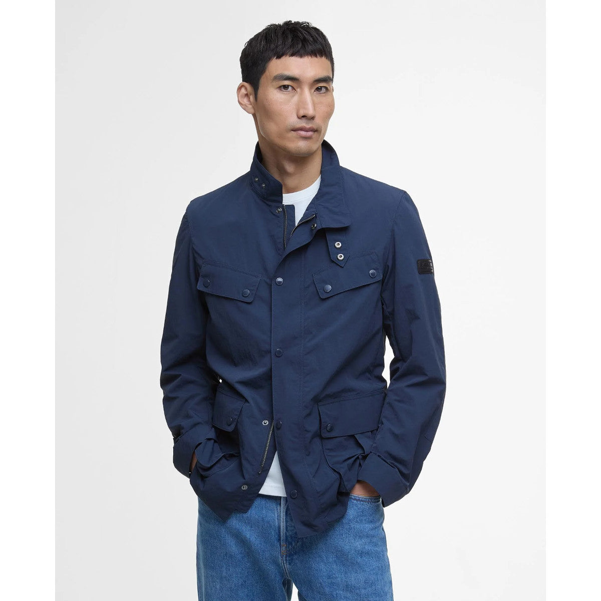 Barbour International Modern Showerproof Duke Jacket NY71 Navy