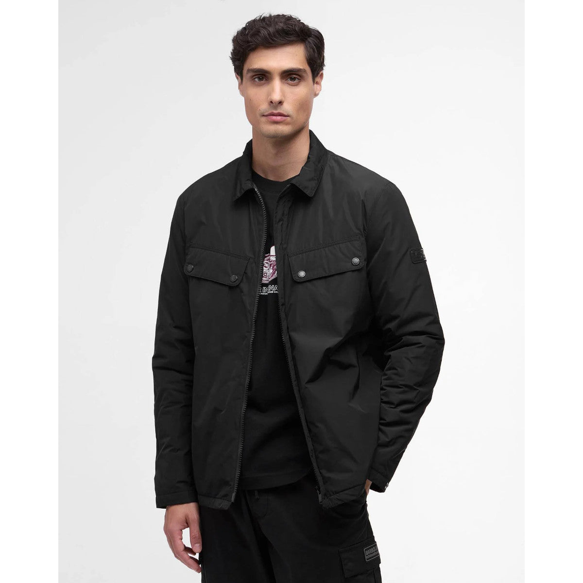 BarbourInternationalPaddedArielJacketBK11Black__4