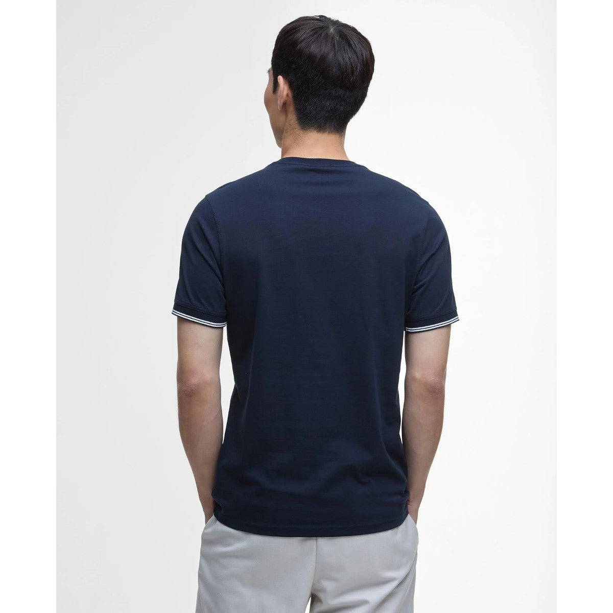 Barbour International Phillip Tipped Cuff T-Shirt NY91 Navy