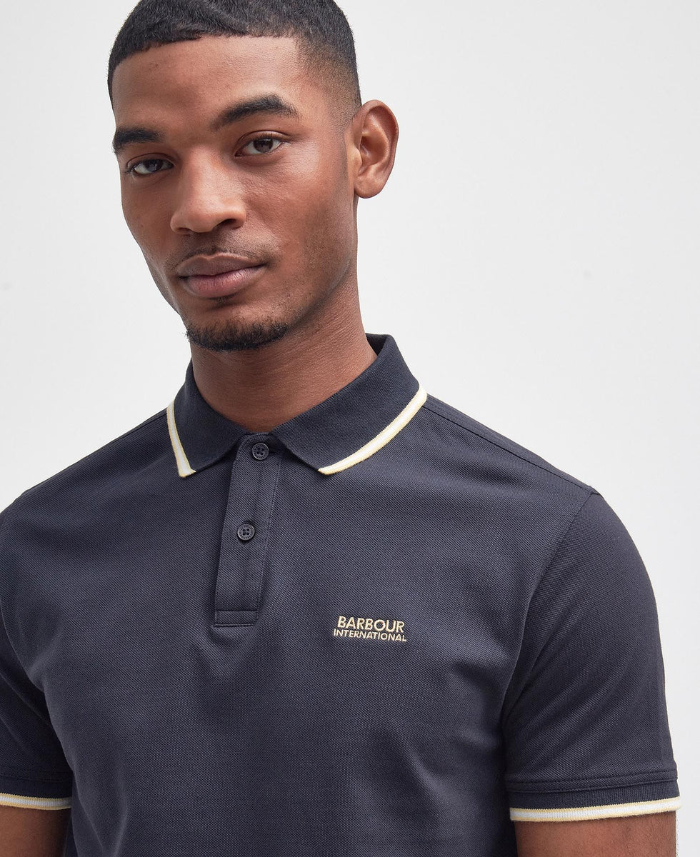 Barbour International Rider Polo Shirt NY91 Navy – Frank Bird