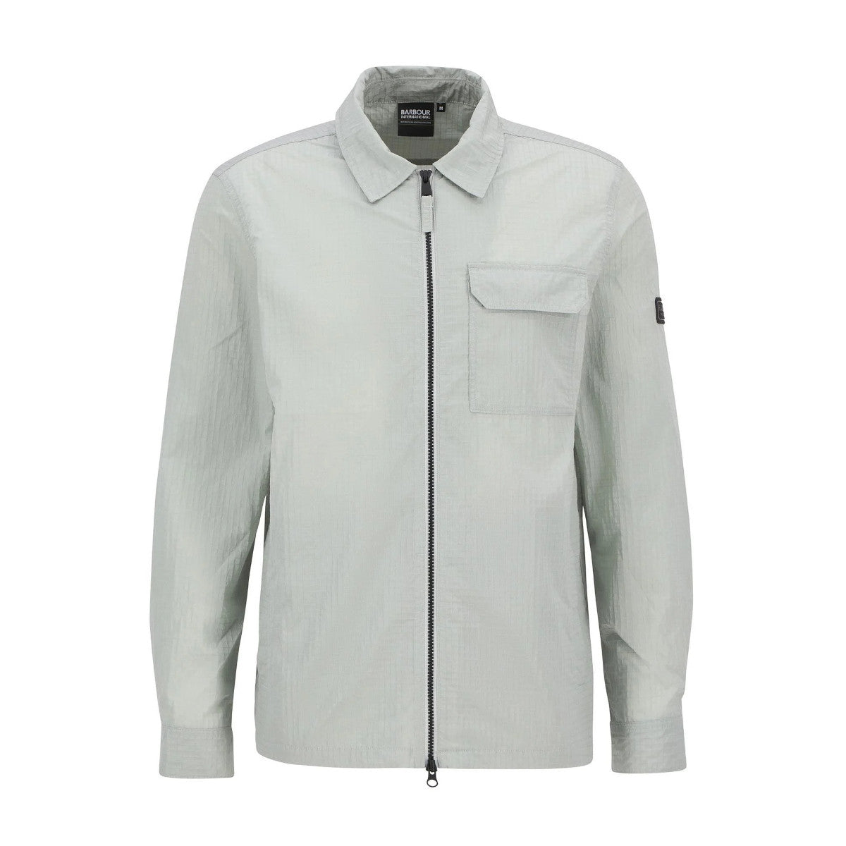Barbour International Rosso Ripstop Overshirt GY33 Mineral Grey