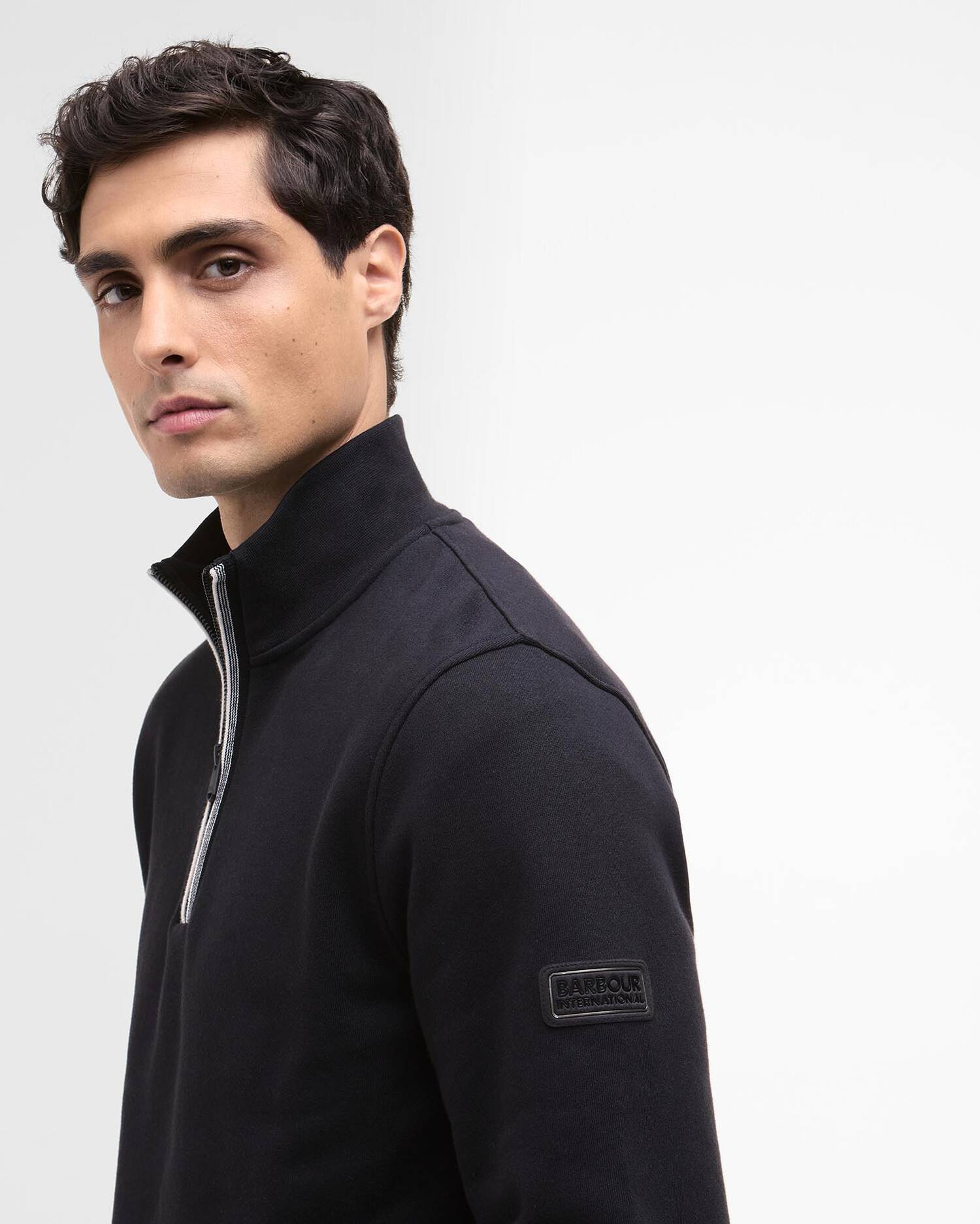 BarbourInternationalRufforthHalfZipSweaterBK11Black__2