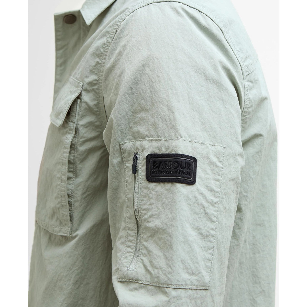 Barbour International Scots Overshirt GY33 Mineral Grey