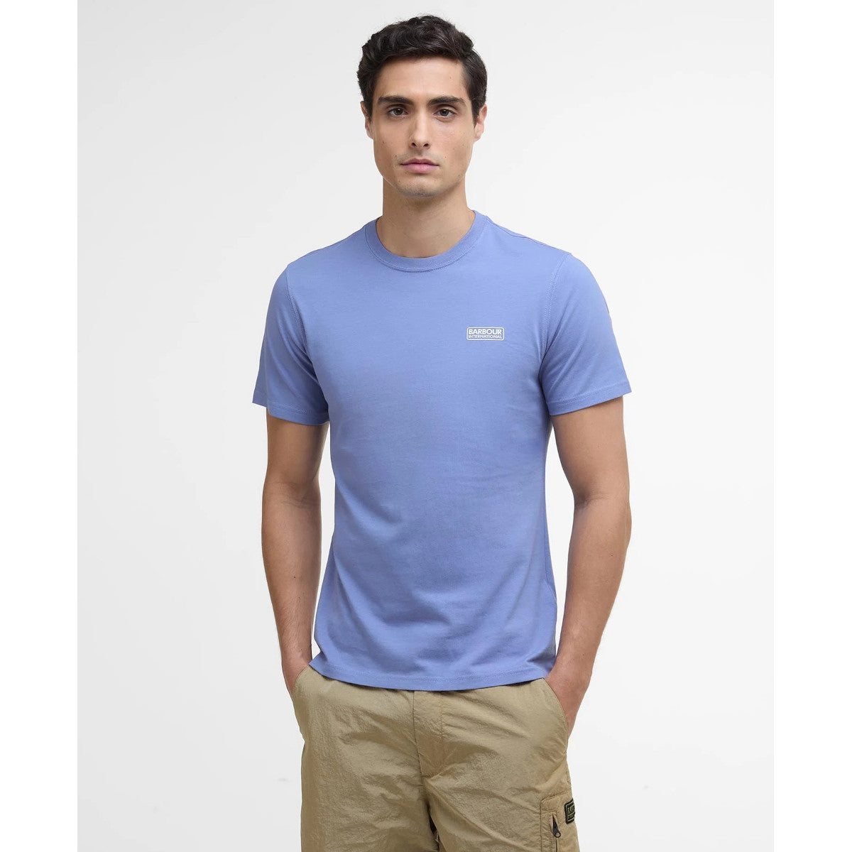Barbour International Small Logo T-Shirt BU58 Manor Blue