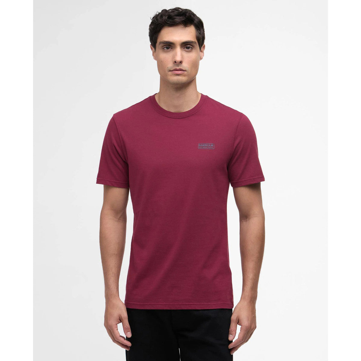 BarbourInternationalSmallLogoT-ShirtRE69Red__3