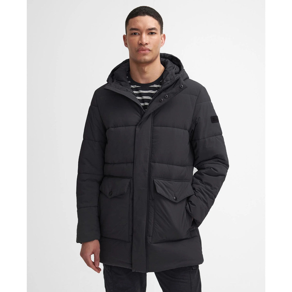 Barbour International Sutley Quilt BK11 Black