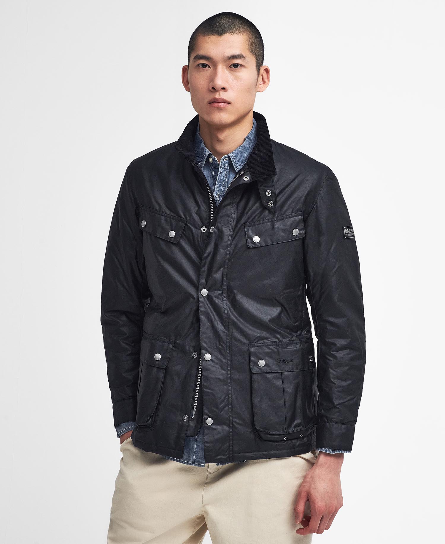 Barbour International Tourer Duke Wax Jacket BK11 Black