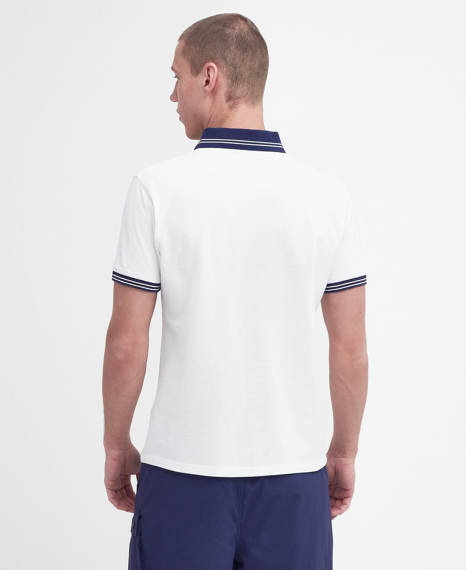 Barbour International Tracker Polo Shirt WH11 White