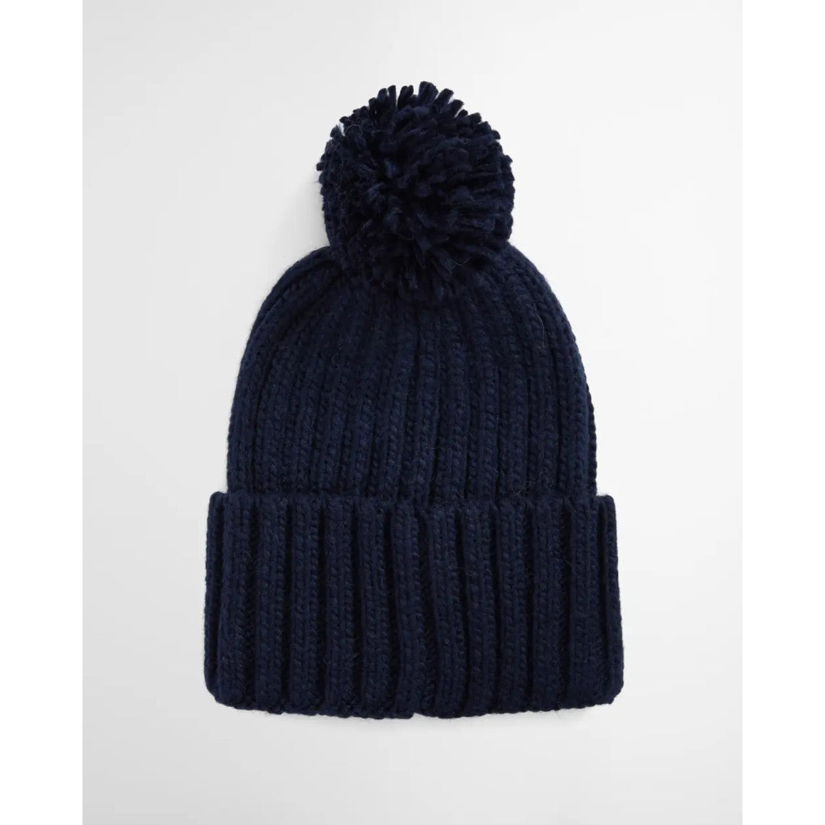 Barbour Kelson Pom Beanie Hat NY71 Navy