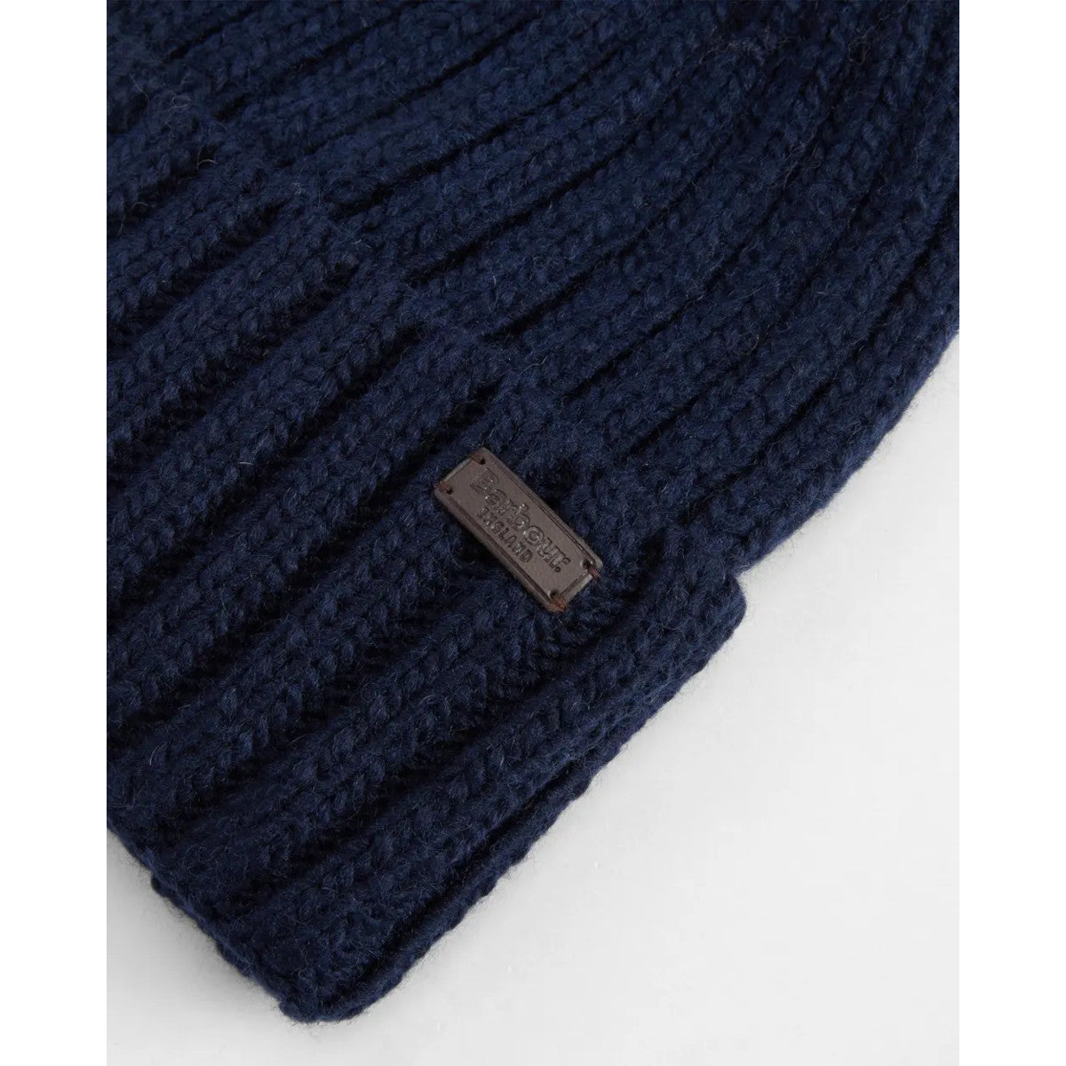 Barbour Kelson Pom Beanie Hat NY71 Navy