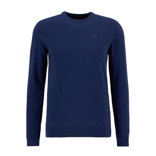 Barbour Lambswool Crew Neck Knit BL71 Blue