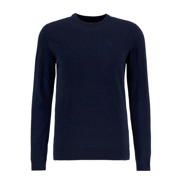 Barbour Lambswool Crew Neck Knit NY71 Navy