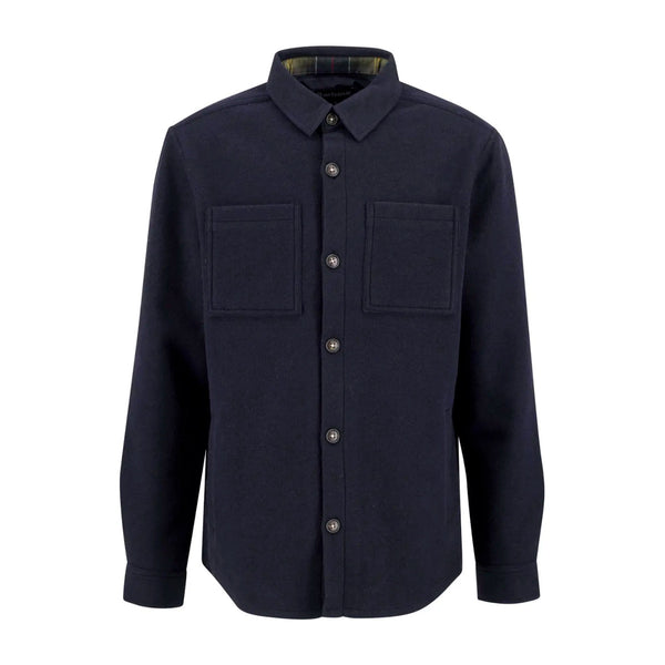 Barbour Marlow Wool Overshirt NY72 Navy